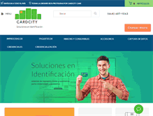 Tablet Screenshot of cardcity.com.mx